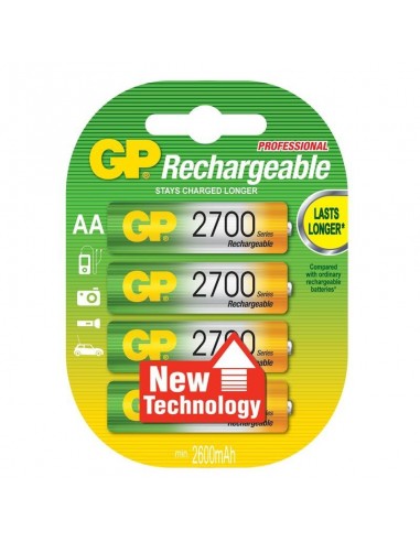 Pilas recargables GP Recyko AA 2700mAh