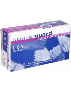 Guantes látex Semper Guard (caja 100u.)