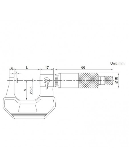 Micrómetro exterior Insize 3202