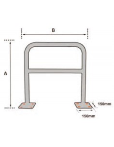 Barrera de seguridad Metalworks BAR400NJ 2