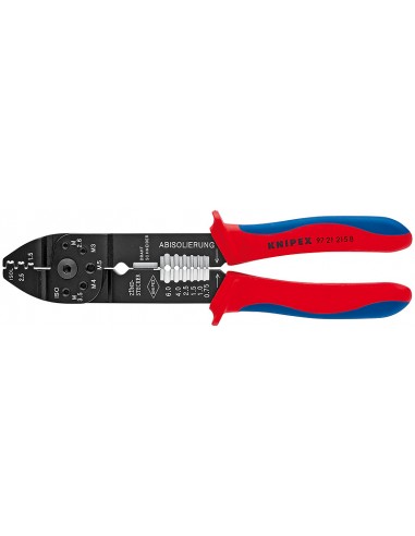 Alicate para entallar terminales Knipex 97 21 215