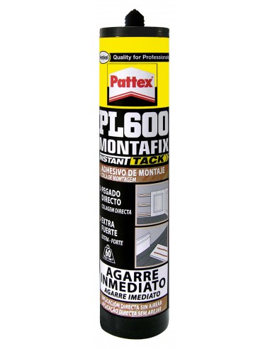 Adhesivo montaje Pattex PL600 Montafix 300ml