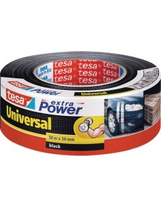 Cinta americana Tesa extra Power 50mm x 50m negra