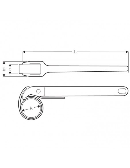 Llave correa Super Ego 108 8"