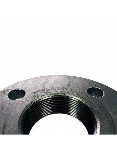 Brida roscada cuello galvanizada DIN 2566 PN10/16 2