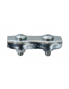 Sujetacables chapa 2 tornillos galvanizado 2