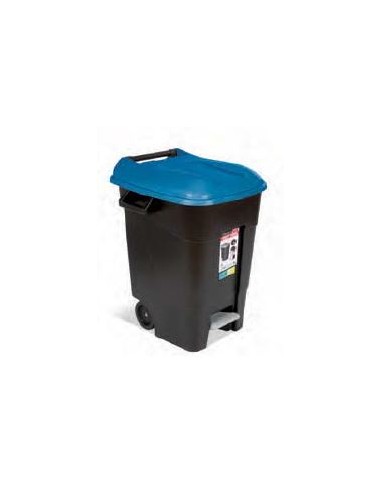Contenedor residuos con pedal 100 litros embalaje 3uds