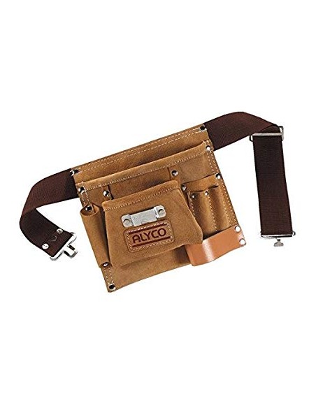 Bolsa individual de cuero con cinturón
