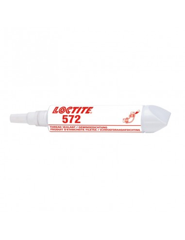 Sellador de roscas curado lento Loctite 572