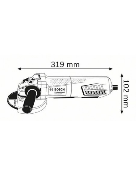 Amoladora 125mm 1.100W Bosch GWS 11-125 P