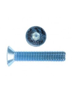 Tornillo Allen DIN 7991 10.9 cincado