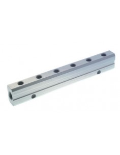 Regleta doble aluminio Aignep 6048