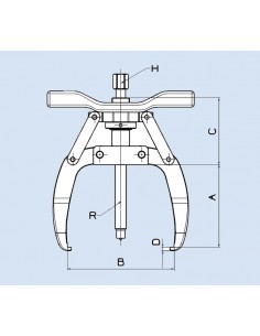 Extractor 2 patas Forza 7500 2
