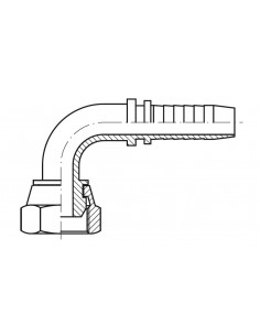 Hembra giratoria 90° cono 60°