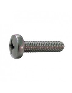 Tornillo Phillips cabeza alomada DIN 7985 inox A2