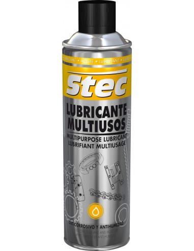 Lubricante multiusos spray Stec 500ml embalaje 12uds
