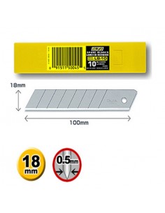 Cuchilla cutter 18mm Olfa LB-10 (10 uds.) 2