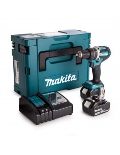 Taladro percutor 18V 5.0Ah 54Nm Makita DHP484RTJ