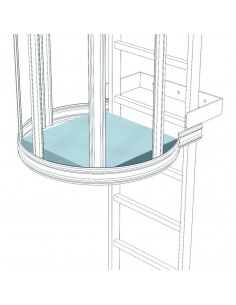 Plataforma intermedia acero galvanizado Zarges 43255