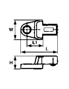 Inserto 14x18mm llave cerrada 2