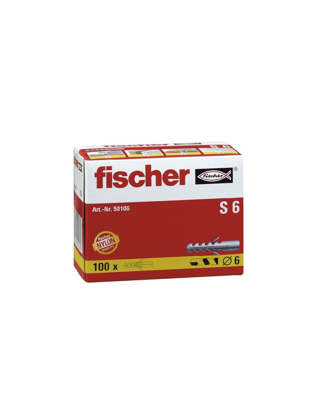 Comprar Tacos S caja de 100 Fischer, precio de oferta