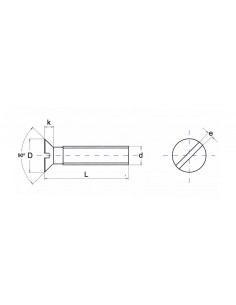 Tornillo DIN 963 cincado 2