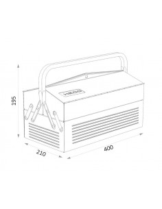 Caja herramientas Heco 102.5 2