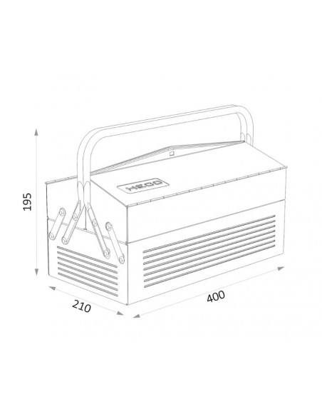 Caja herramientas Heco 102.5