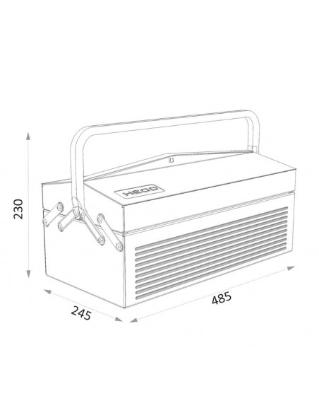 Caja herramientas Heco 102.7