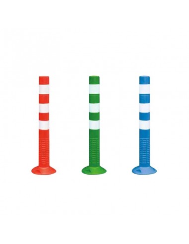 Bolardo flexible 75cm 3 bandas reflex N1