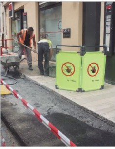 Barrera señalización MetalWorks TRAVOLITE 2
