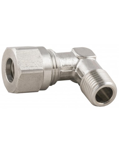 Racor a L macho inox AISI 316 L Aignep 69280