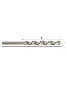Broca cilíndrica DIN 338 W HSSCO aluminio Hepyc 1106 2