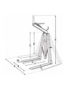 Elevador Plus regulable con resorte 1500kg Dacame MBA 2