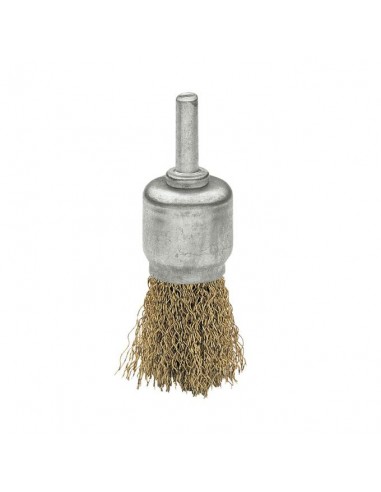 Cepillo brocha acero latonado alambre ondulado Bellota 50809