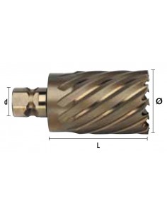 Fresa hueca HSSE Hepyc 7137 2