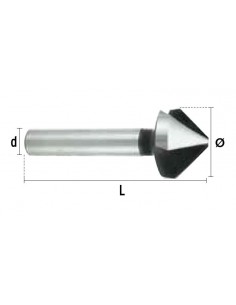 Avellanador HSS DIN 335 C Hepyc 5116 2