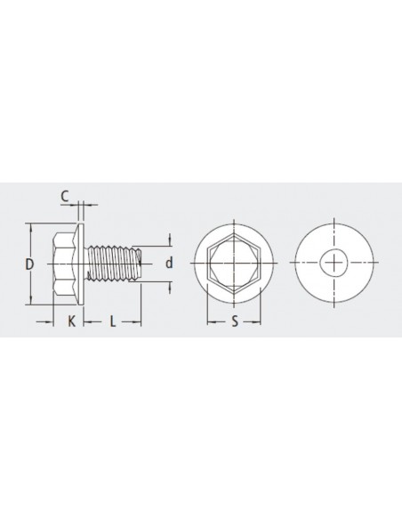 Tornillo hexagonal Celo Taptite II TT78