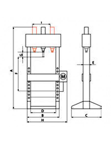 Prensa hidráulica 20T Metalworks CAT520