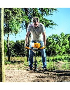 Ahoyadora gasolina 2 tiempos 52cc 1.9KW DRILL 932SG 2