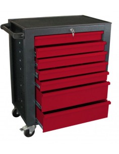 Carro taller rojo para herramientas M10506