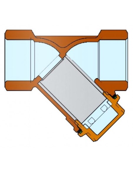 Filtro Y oblicuo bronce CIM 74 ACR