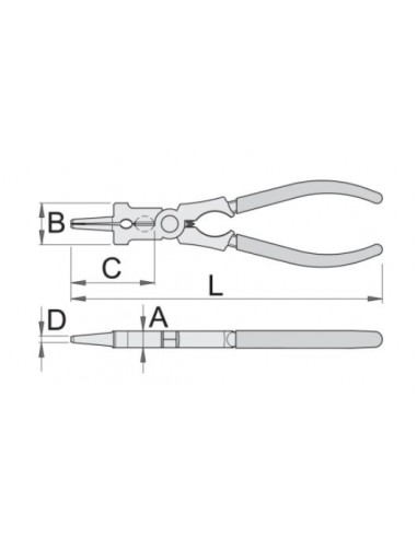 Tenaza para soldadura grip universal Unior 436/4P