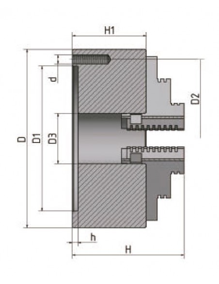 Plato 4 garras universal Optimum