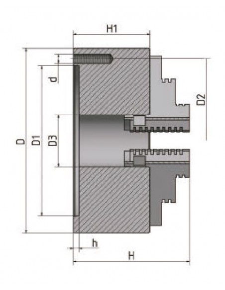 Plato 3 garras universal Optimum