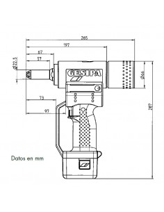 Remachadora batería Gesipa Accubird 143 4898 2