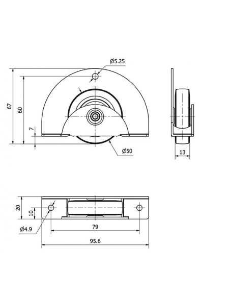 Ruedas cama nido Alex serie N