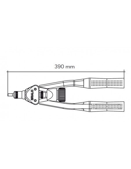 Remachadora tuercas Bralo TR-312