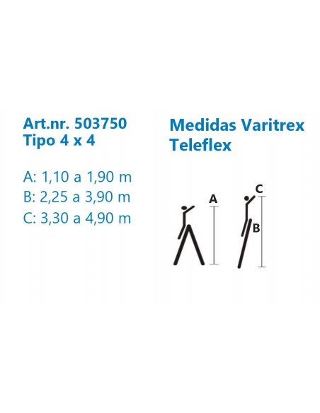 Escalera articulada Altrex Varitrex Teleflex