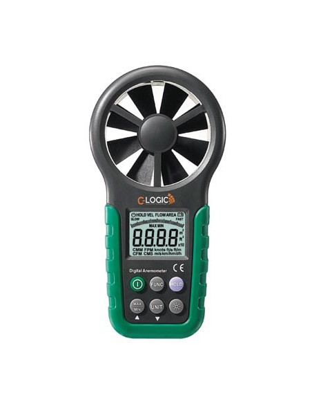 Anemómetro y caudalímetro digital profesional Acha 50052